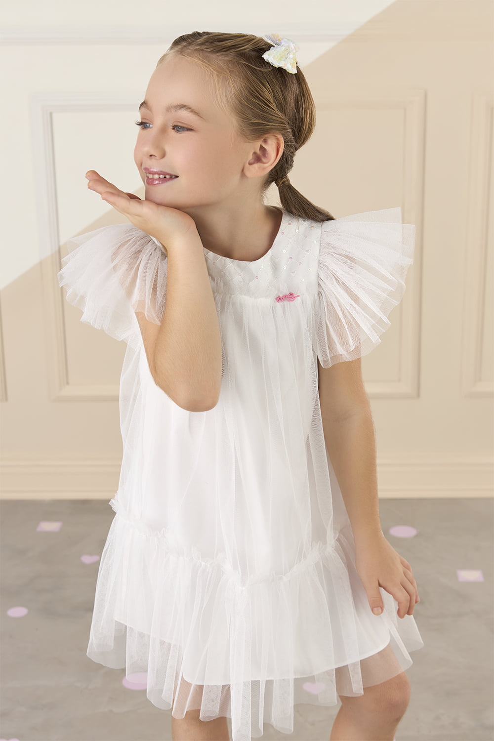 Vestido Tule Vestido Mon SucrÃ© Tule Vestido Infantil Sucre