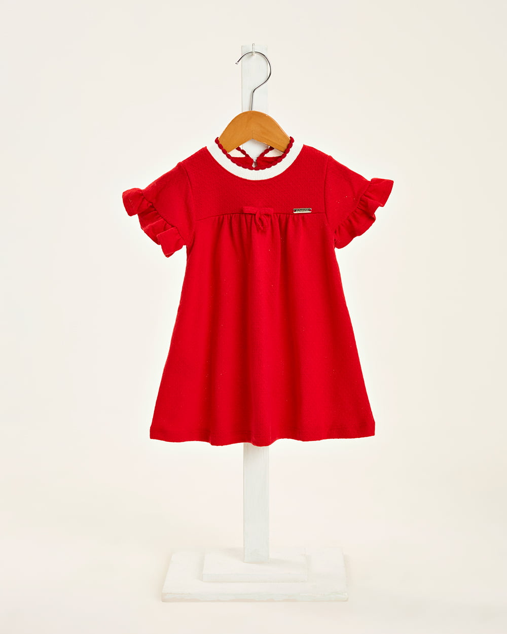 VESTIDO INFANTIL SOMNII EM MALHA CROCHE - 3254006
